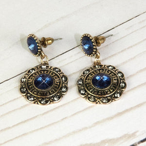 ClaudiaG Earrings Bloom Earrings-Sapphire