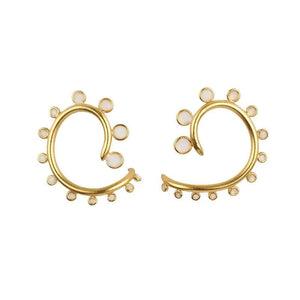 ClaudiaG Earrings ClaudiaG Snail Drop Earrings