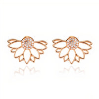 ClaudiaG Earrings Crystal Earrings -Gold