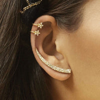 ClaudiaG Earrings Dhalia Ear Cuffs -Set of 2