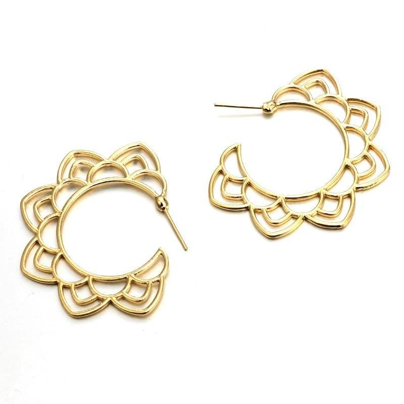 ClaudiaG Earrings Flora -Gold Earrings