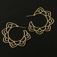 ClaudiaG Earrings Flora -Gold Earrings