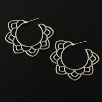 ClaudiaG Earrings Flora -Silver Earrings