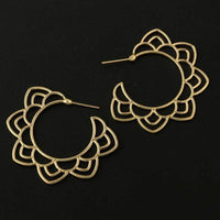 ClaudiaG Earrings Flora -Silver Earrings