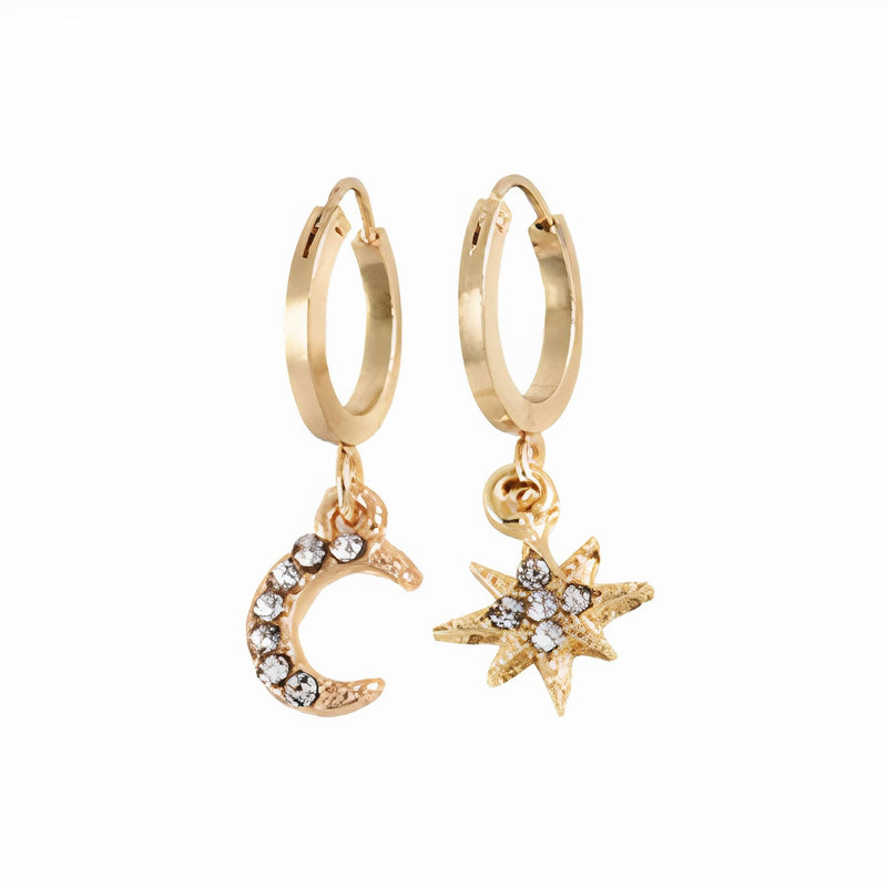 ClaudiaG Earrings Gold Eclipse Earrings