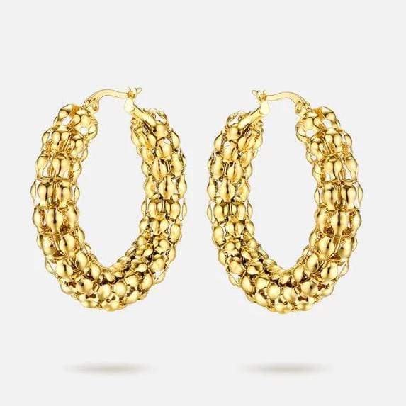 ClaudiaG Earrings Gold Peet Earrings -Small