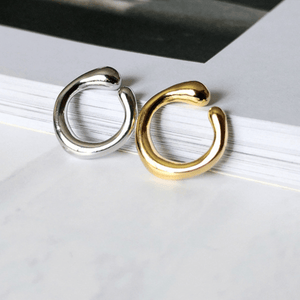 ClaudiaG Earrings Gold/Silver Tila Ear Cuff