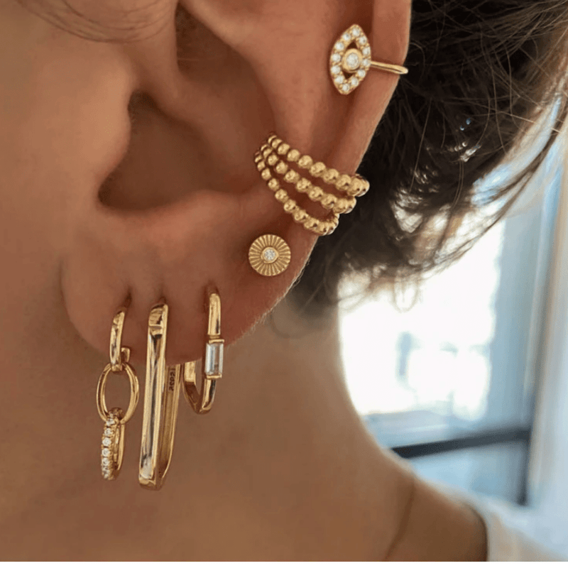 ClaudiaG Earrings Gold Tata Earrings