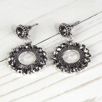 ClaudiaG Earrings Gyre Earrings - Silver