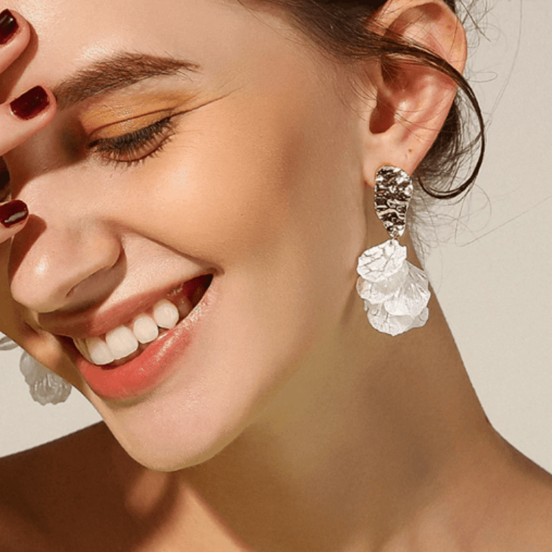 ClaudiaG Layered Flower Earrings