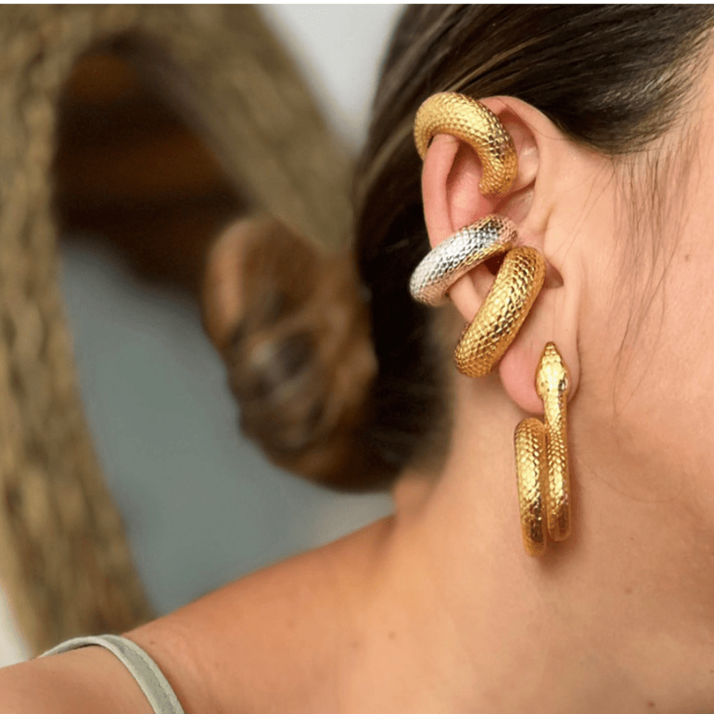 ClaudiaG Earrings Lily Ear Cuffs