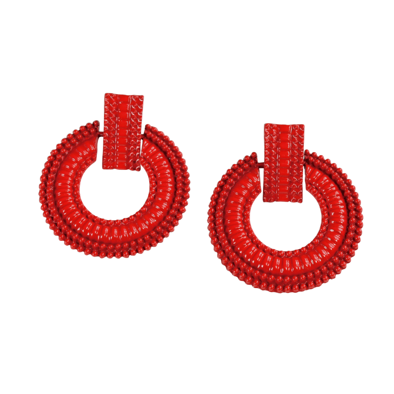 ClaudiaG Earrings Petra -Red Earrings