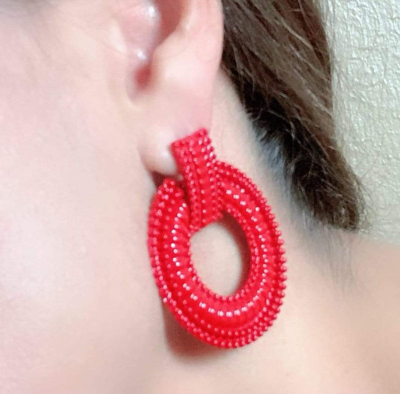 ClaudiaG Earrings Petra -Red Earrings