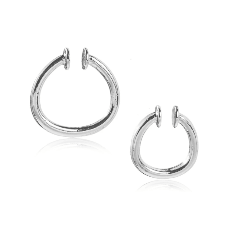 ClaudiaG Earrings Silver Anton Ear Cuff Set