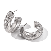 ClaudiaG Earrings Silver Lolo Earrings