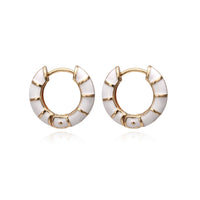 ClaudiaG Earrings White Madison Earrings