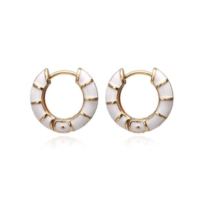 ClaudiaG Earrings White Madison Earrings