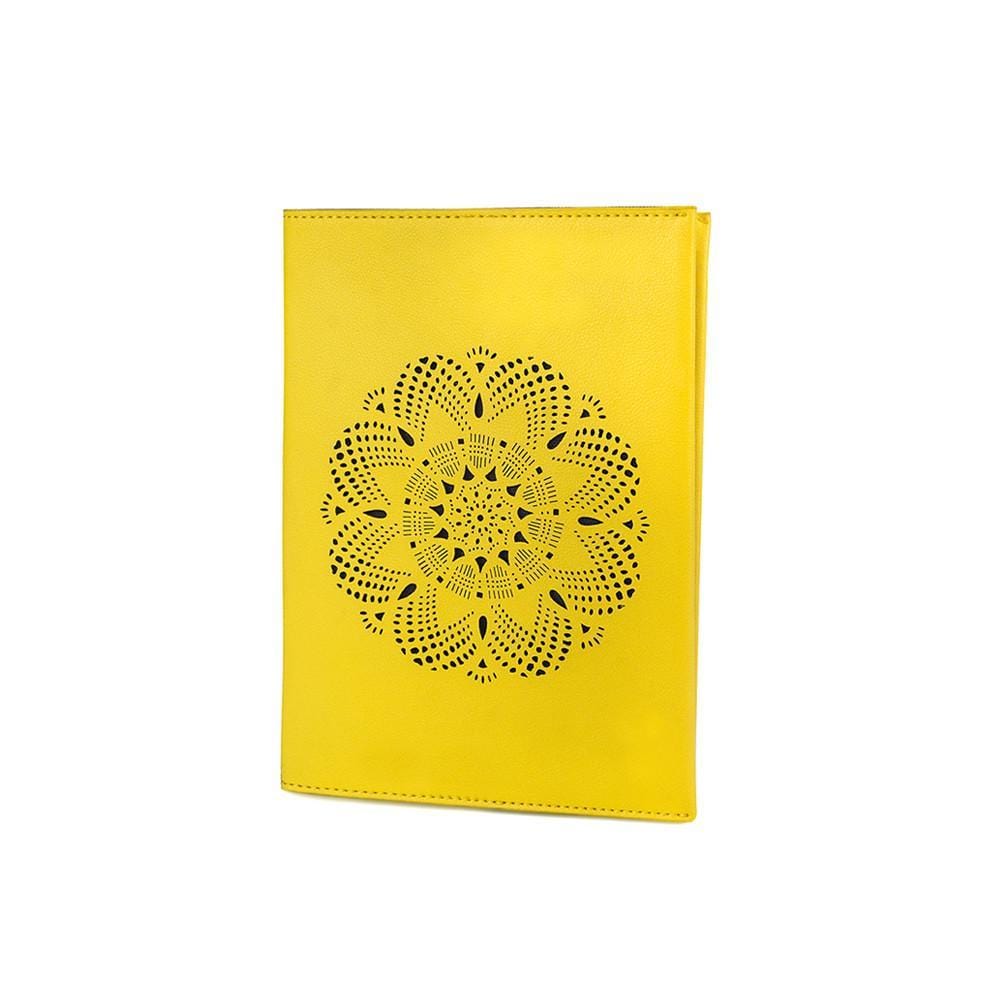 ClaudiaG Gear Noteworthy Leather Notebook-Lemon