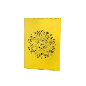 ClaudiaG Gear Noteworthy Leather Notebook-Lemon