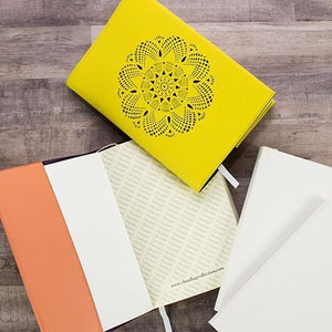 ClaudiaG Gear Noteworthy Leather Notebook-Lemon