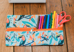 ClaudiaG Gear Toucan Purpose Pencil Case by Casa Barco