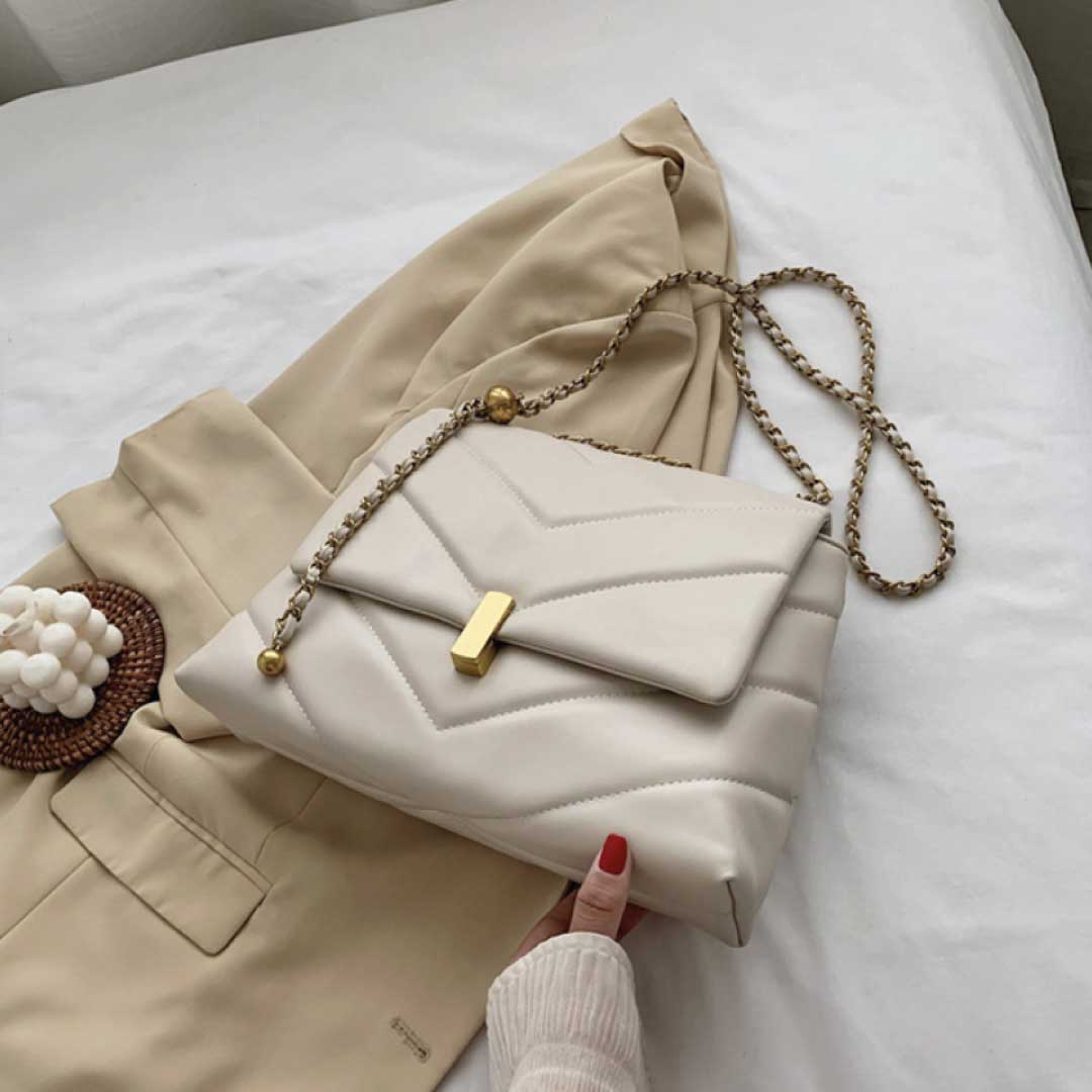 ClaudiaG Handbag Beige Bernie Shoulder Bag