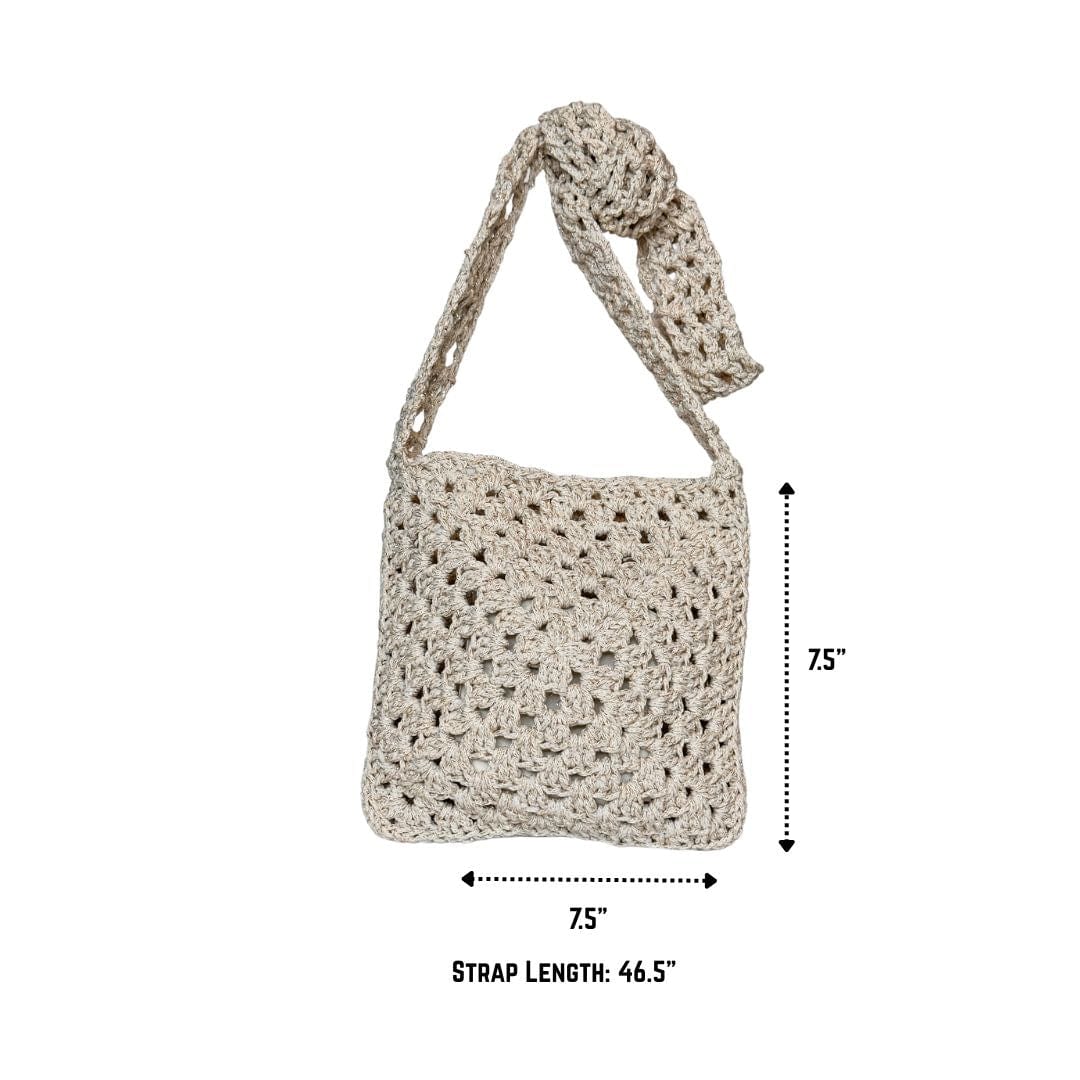 ClaudiaG Handbag Beige Daria Handwoven Bag
