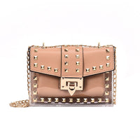 ClaudiaG Handbag Betty Shoulder Bag -Clear/Rose