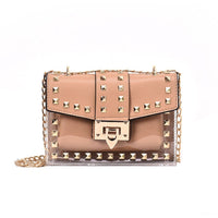 ClaudiaG Betty Shoulder Bag -Clear/Rose