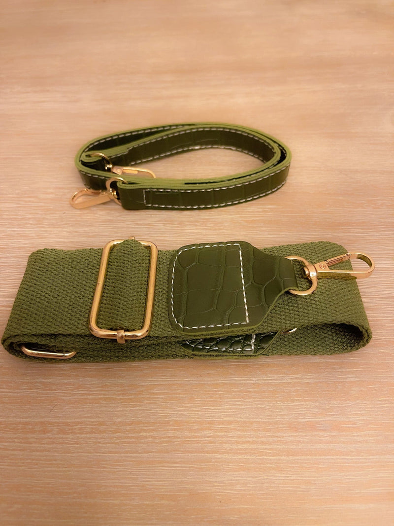 ClaudiaG Handbag Blake Shoulder Bag -Olive Croc