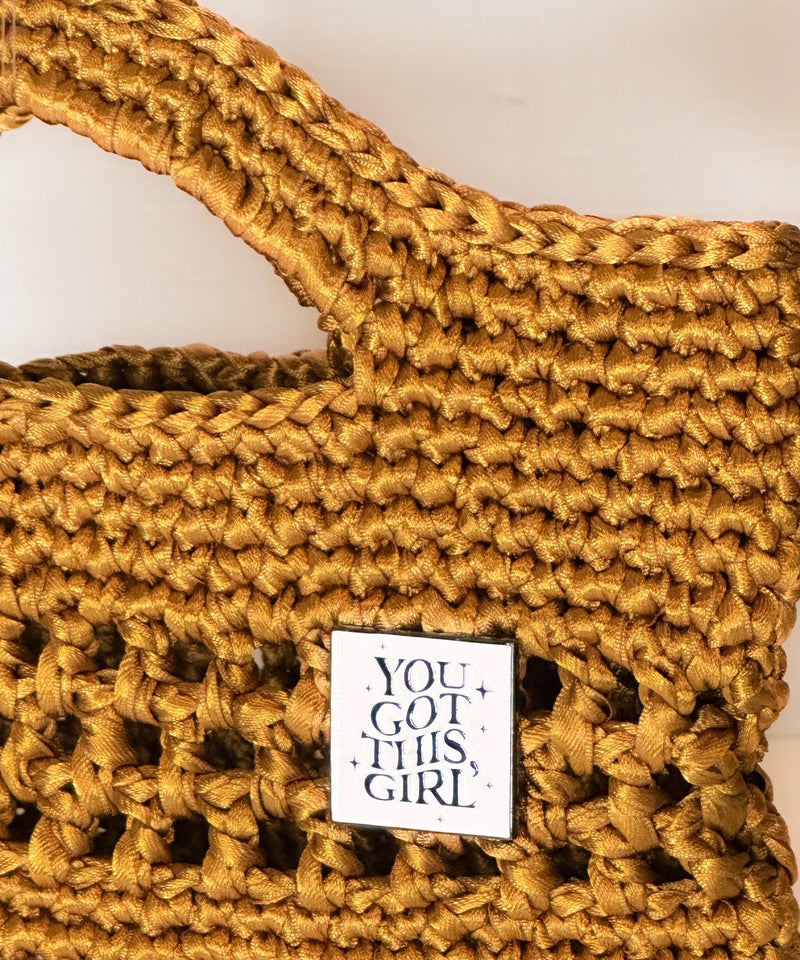 ClaudiaG Handbag Bronze Edith Handwoven Bag