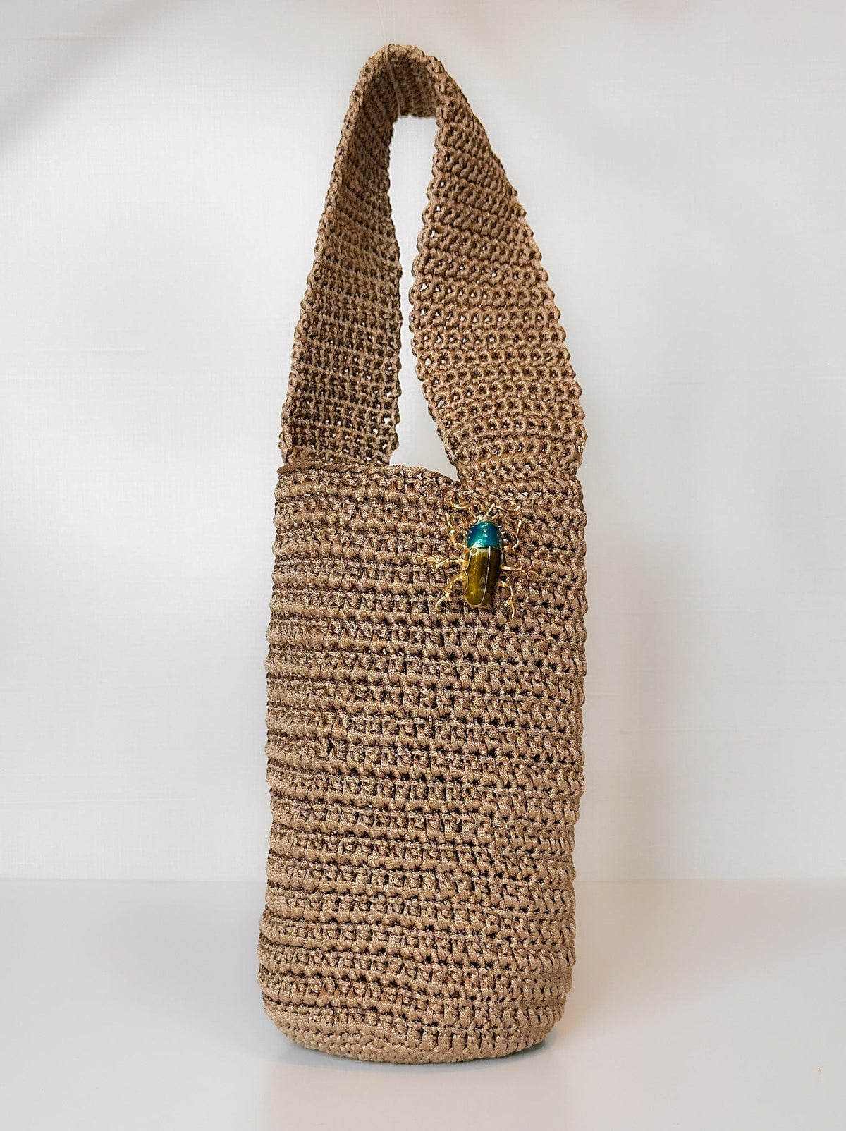 ClaudiaG Handbag Brown Paula Handwoven Bag