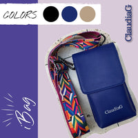 ClaudiaG Handbag ibag Leather Cross Body-Sapphire