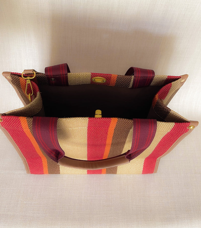 ClaudiaG Stripe Tote