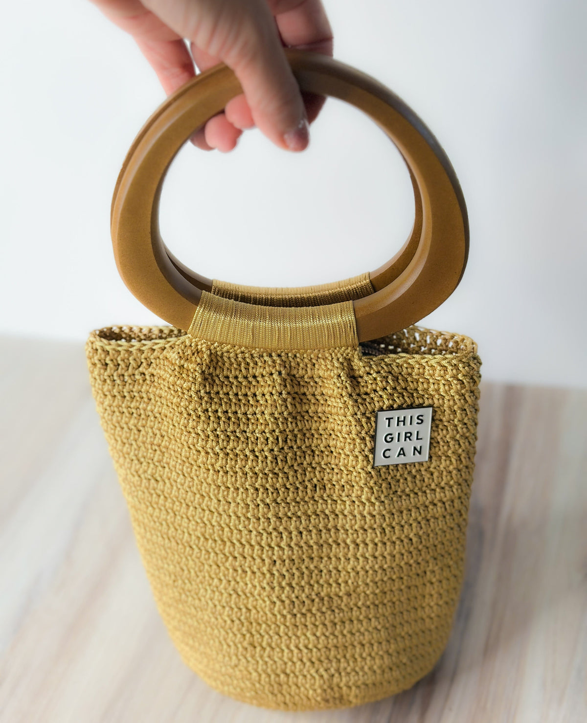 ClaudiaG Handbag Tan Aquilina Handwoven Bag