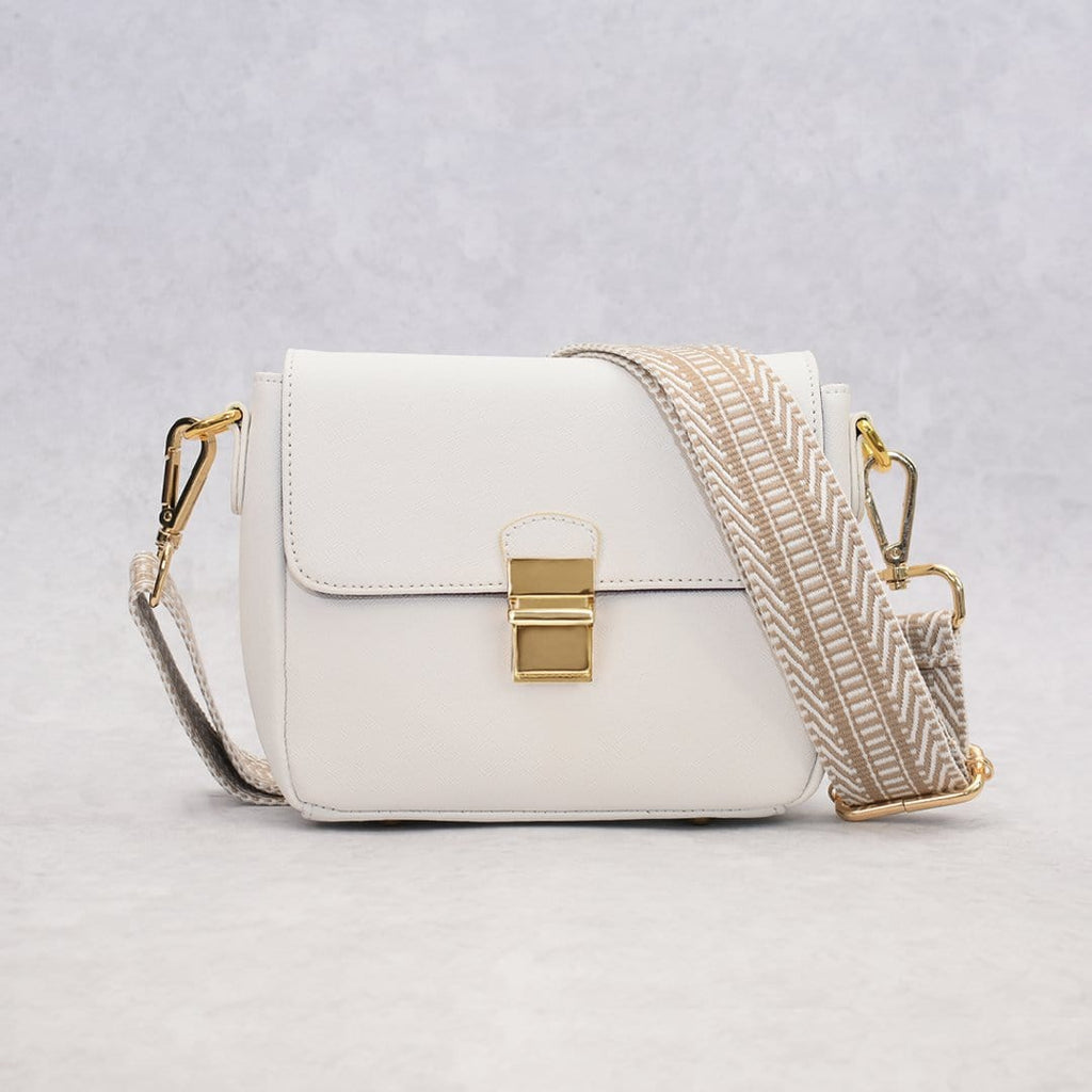 ClaudiaG Handbag Tiny Leather Handbag -White (Option 1)