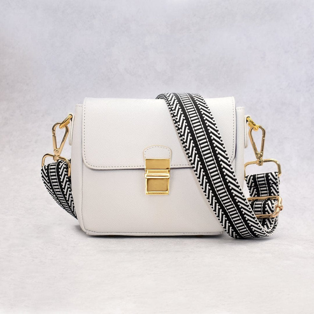 ClaudiaG Handbag Tiny Leather Handbag -White (Option 2)