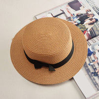 ClaudiaG Hat Black Boater Hat