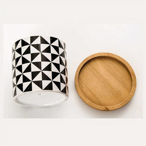 ClaudiaG B&W Planters (Set of 3)