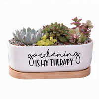 Message in a Planter - 7" Oval