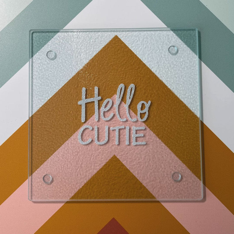 ClaudiaG Home Home Decor Hello Cutie Talking Cutting Board