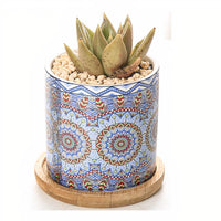 ClaudiaG Home Home Decor Mandala Planter Set of 4