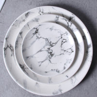 ClaudiaG Home Home Decor Marble Round Plate 10"