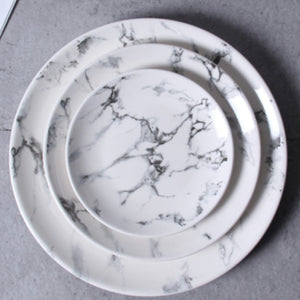 ClaudiaG Home Home Decor Marble Round Plate 10"