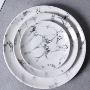 ClaudiaG Home Home Decor Marble Round Plate 8"