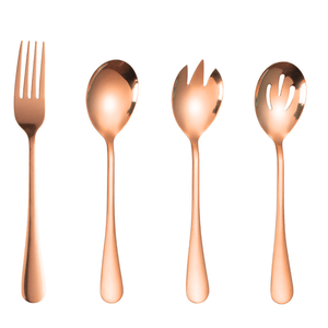 ClaudiaG Home Home Decor Rose Gold Serving Set of 4