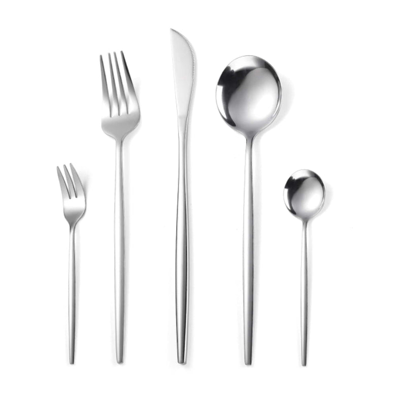 ClaudiaG Slim Flatware -Place Set of 5