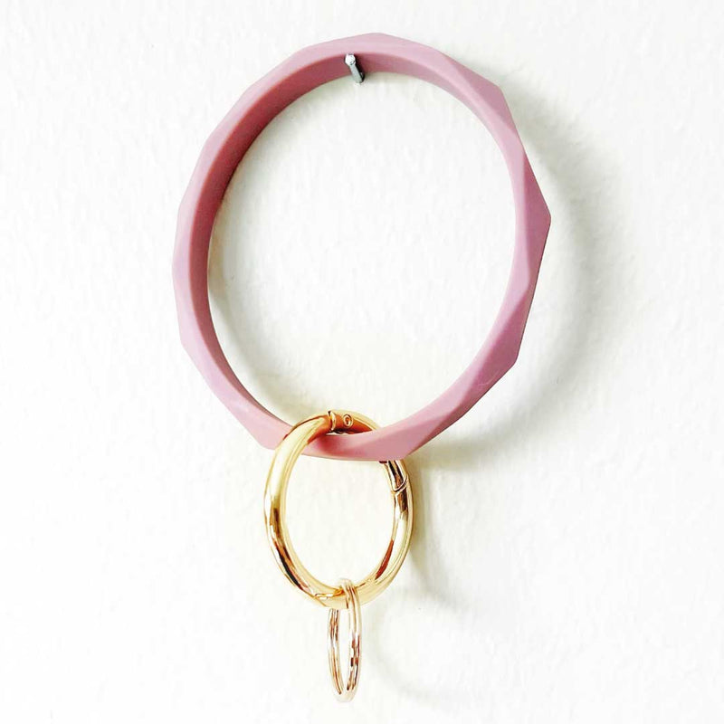 ClaudiaG Keychains Pink Hex Key Chain