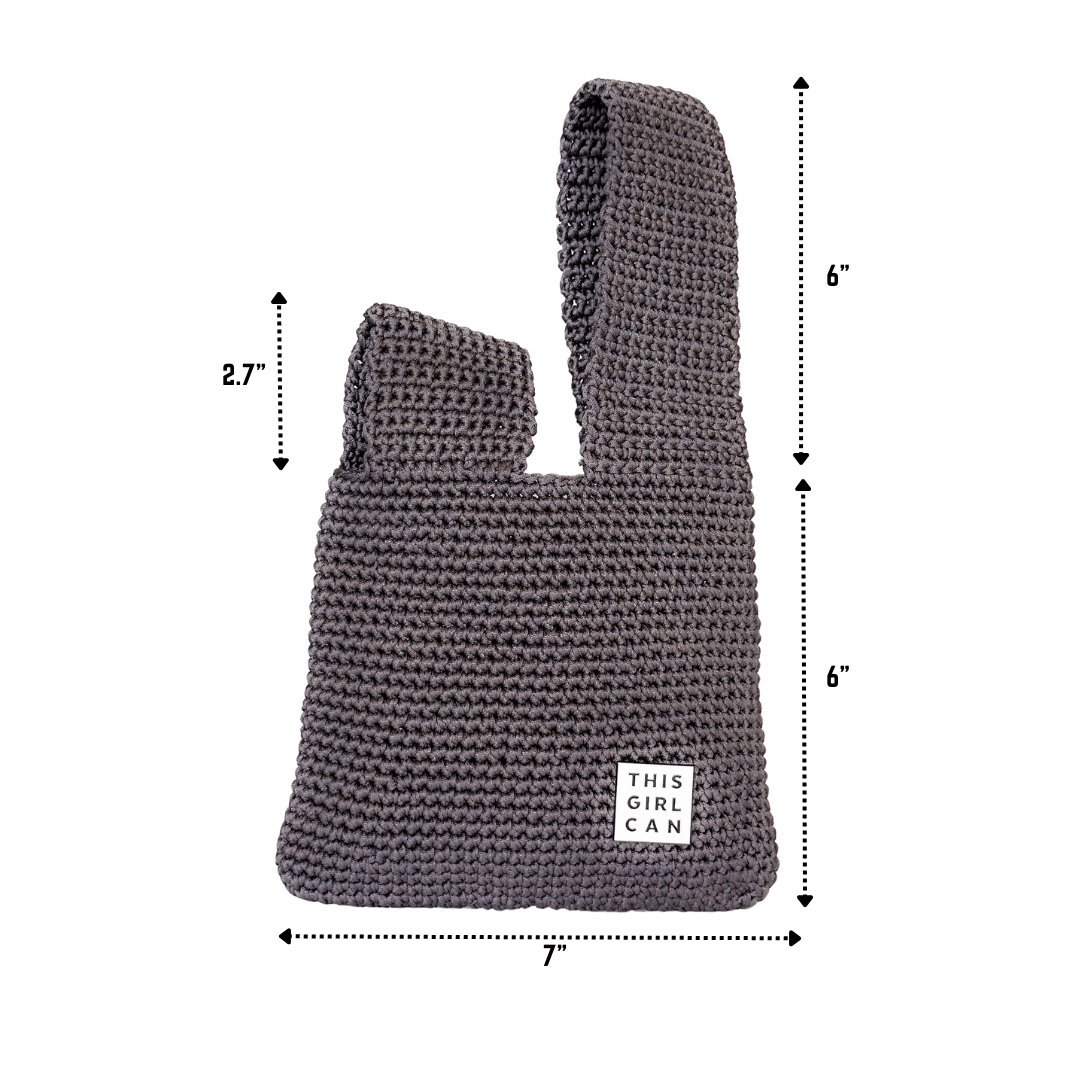 ClaudiaG Mochila Therese Handwoven Bag -Grey