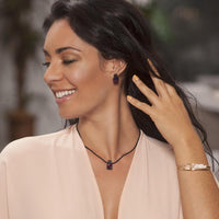 ClaudiaG Necklace Coal Necklace-Plum